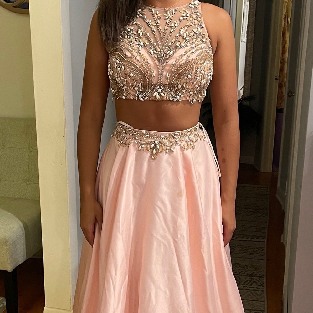 Pink Prom Dress Size 2